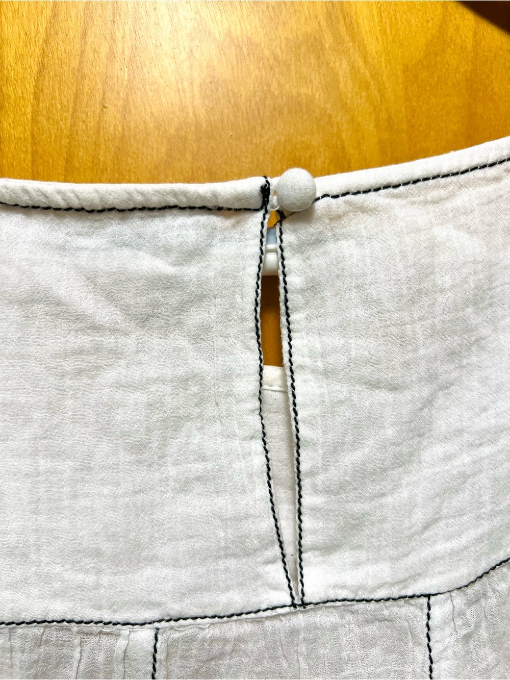 By Anthropologie Cream Ivory Babydoll Sleeveless Tank - Picture 15 of 15